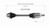 BMW CV Axle Assembly  - Front Left | GSPNCV27065