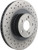 Premium UV Coated Xtra Cross Drilled Front Brake Rotor | BBB09.9077.1X