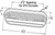 Thin-Line Single-Bulb Clearance Marker Light - Yellow | GRO45253
