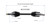 03-08 Hyundai Tiburon CV Axle Assembly  - Front Left | GSPNCV37561