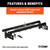 Double Lock Gooseneck Installation Brackets, Select Silverado, Sierra 1500 | CRT60632