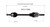 Ford, Lincoln, Mercury CV Axle Assembly  - Rear Left | GSPNCV11089