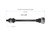 Audi, Volkswagen (3.2) CV Axle Assembly  - Rear Left | GSPNCV23018