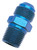 8AN Straight Flare To 3/8" Pipe Adapter Fitting With Blue Finish | RUS660480