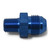 8AN Straight Flare To 3/8" Pipe Adapter Fitting With Blue Finish (Qty 1) | RUS660488EA