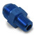 8AN Straight Flare To 3/8" Pipe Adapter Fitting With Blue Finish - 25 Pack | RUS660488EA