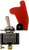 Electrical Switches - Toggle - Racing Style Kill Switch - Red cover | DOR84815