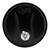 8" Round Convex Mirrors with Offset Ball-Stud, Black | GRO12172