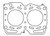 Subaru EJ25D/251/252, EJ253/255 Version 1, 2004-2006 EJ257 Cylinder Head Gasket | CGIC4264-051