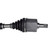16-18 Honda HR-V CV Axle Assembly  - Front Left | GSPNCV36186