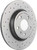 Premium UV Coated Rear Xtra Cross Drilled Rear Disc Brake Rotor | BBB08.A759.1X