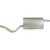 Quiet-Flow SS Direct Fit Exhaust Muffler Assembly 1.75" Inlet (ID) 2" Outlet (OD) | WEX54251