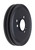 Crankshaft Pulley; 2 Groove; 1965-1968 Chevrolet 396-454; Short Water Pump-Asphalt Black Powder Coat | 5188616