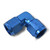 4AN To 4AN Flare Female 90 Degree Low Profile Fitting With Blue Finish | RUS614504
