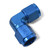 4AN To 4AN Flare Female 90 Degree Low Profile Fitting With Blue Finish | RUS614504
