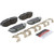 Premium NAO Ceramic OE Equivalent Rear Disc Brake Pad Set | BBBP78018N