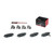 Premium NAO Ceramic OE Equivalent Rear Disc Brake Pad Set | BBBP78018N