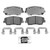 QuickStop Front Disc Brake Pad Set Ceramic | WAGZD2117