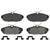 QuickStop Rear Disc Brake Pad Set Ceramic | WAGZD1082