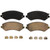 QuickStop Front Disc Brake Pad Set Ceramic | WAGZD856