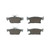Premium NAO Ceramic OE Equivalent Rear Disc Brake Pad Set | BBBP07009N