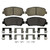 QuickStop Front Disc Brake Pad Set Ceramic | WAGZD1640
