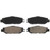 QuickStop Rear Disc Brake Pad Set Ceramic | WAGZD613