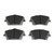 Premium NAO Ceramic OE Equivalent Front Brake Pad Set | BBBP86031N