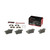 Premium NAO Ceramic OE Equivalent Rear Disc Brake Pad Set | BBBP28072N