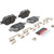 Premium NAO Ceramic OE Equivalent Front Brake Pad Set | BBBP83054N