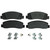 QuickStop Front Disc Brake Pad Set Semi-Metallic | WAGZX1333A
