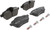 Premium Low-Met OE Equivalent Rear Disc Brake Pad Set | BBBP06062