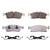 OEX Front Disc Brake Pad Set Premium Ceramic | WAGOEX1629