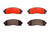 Premium NAO Ceramic OE Equivalent Front Brake Pad Set | BBBP24183N
