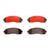 Premium NAO Ceramic OE Equivalent Front Brake Pad Set | BBBP24183N