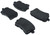 Street Brake Pads, Rear with Shims and Hardware | STE308.13860