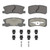 OEX Rear Disc Brake Pad Set Premium Ceramic | WAGOEX868