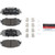 Premium NAO Ceramic OE Equivalent Front Brake Pad Set | BBBP83175N