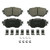 ThermoQuiet Front Disc Brake Pad Set Ceramic | WAGQC1759