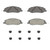 OEX Front Disc Brake Pad Set Premium Ceramic | WAGOEX1464