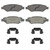 OEX Rear Disc Brake Pad Set Premium Ceramic | WAGOEX1337