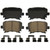 QuickStop Rear Disc Brake Pad Set Ceramic | WAGZD1108
