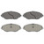 OEX Front Disc Brake Pad Set Premium Ceramic | WAGOEX1633A