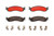 Premium NAO Ceramic OE Equivalent Front Brake Pad Set | BBBP24136N