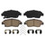 QuickStop Front Disc Brake Pad Set Ceramic | WAGZD948
