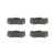 Premium NAO Ceramic OE Equivalent Front Brake Pad Set | BBBP06079N