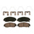 QuickStop Front Disc Brake Pad Set Ceramic | WAGZD1506