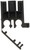 Spark Plug Wire Retainers - Locking Bracket Style - 2 Wires | DOR40291