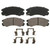 QuickStop Front Disc Brake Pad Set Ceramic | WAGZD579