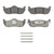 OEX Rear Disc Brake Pad Set Premium Ceramic | WAGOEX1041